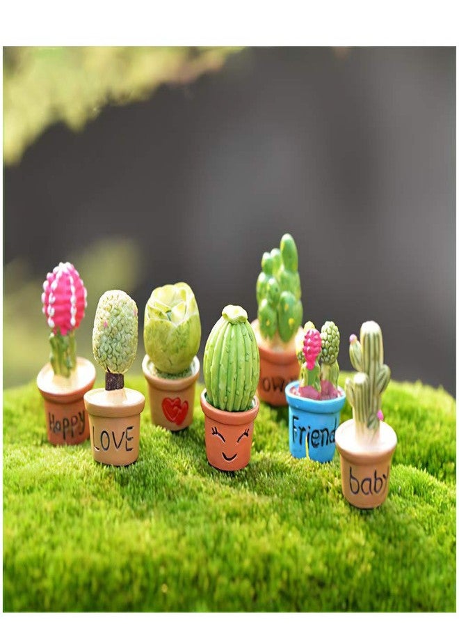 Lynkaye Dollhouse Decoration Plant Pots Miniature Green Potted Bonsai Models Decor,1:12 Miniature Plant - Image 2